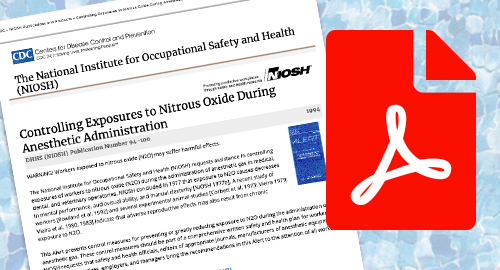 Controlling Exposures to Nitrous Oxide During Anesthetic Administration