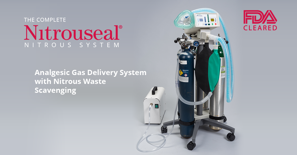 Nitrouseal® Portable Nitrous Oxide Unit with Nitrous Scavenger